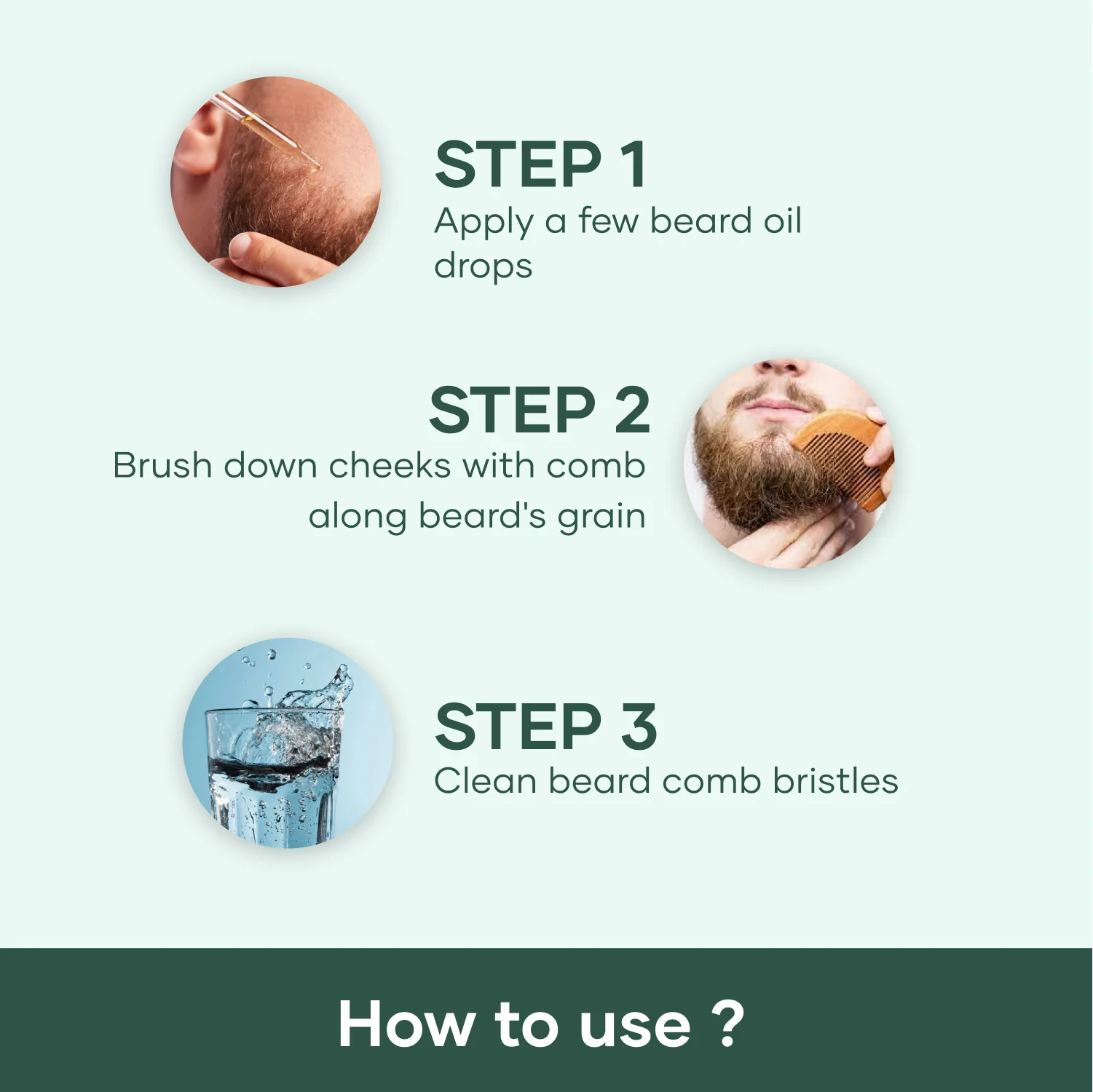 Wooden Beard Comb | Made With Neem Wood | Better Beard Shape | Pocket Size | Dandruff control Itch free beard - Image 4