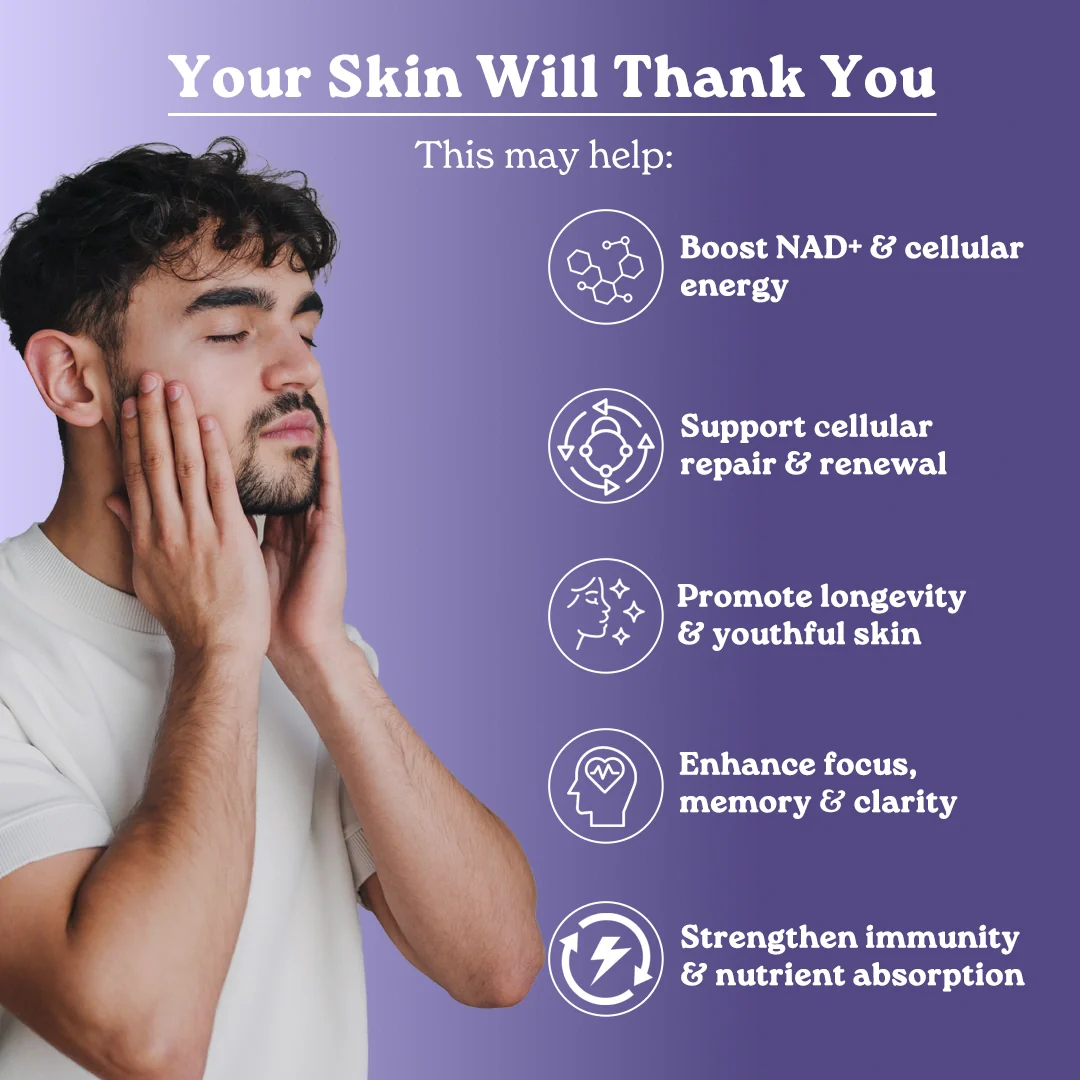 Mars BetaNMN Peptides 1000mg | NAD+ Booster with TMG, Quercetin & Resveratrol  for Cellular Energy, Anti-Aging & Longevity - Image 6