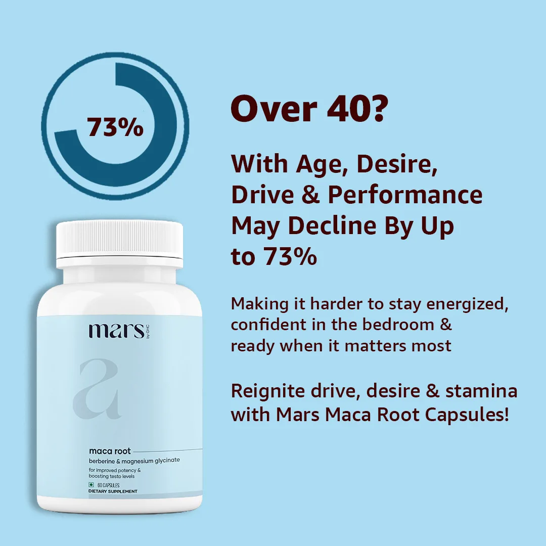 Mars Maca Root Capsules with Maca root, Berberine & Magnesium – Drive, Energy, Stamina & Performance Support - Image 5