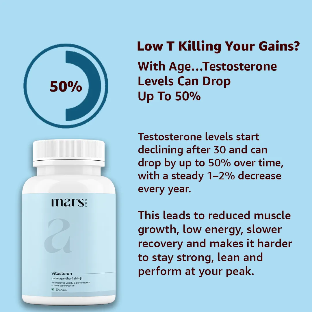 VitaSteron : Powered for Testosterone Levels, Muscle Gains & Overall Male Vitality - Image 5